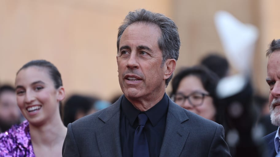 Jerry Seinfeld attends the Los Angeles premiere of Netflix's "UNFROSTED" at The Egyptian Theatre Hollywood on April 30, 2024 in Los Angeles, California.