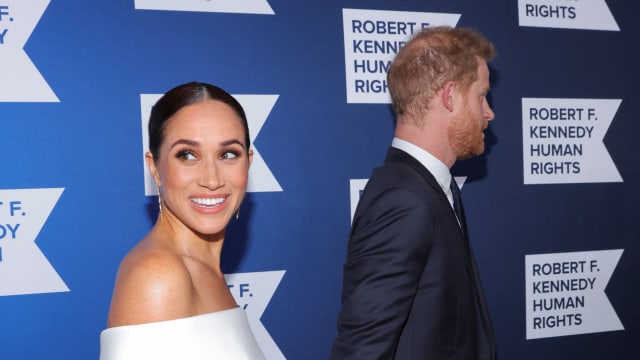 Prince Harry and Meghan Markle at Robert F. Kennedy Human Rights award ceremony in NYC, December 2022. 