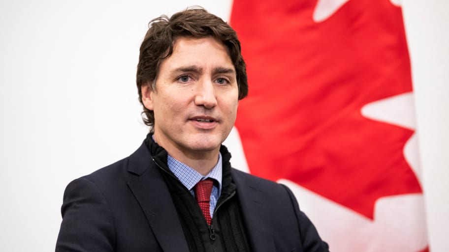 Canada's Prime Minister Justin Trudeau, speaks at the Northlight Innovation Centre in Whitehorse, Yukon, Canada. 