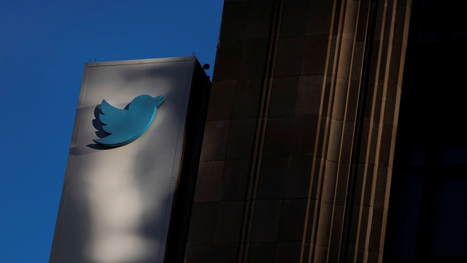A picture of the Twitter corporate headquarters building  in downtown San Francisco, California, U.S. Twitter is being sued over $500 million it allegedly owes to employees that were laid off when Elon Musk took over.