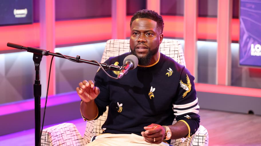 Kevin Hart is seen during the live taping of SiriusXM's ‘Gold Minds With Kevin Hart’ at the SirusXM Miami studio on September 13, 2023 in Miami Beach, Florida.