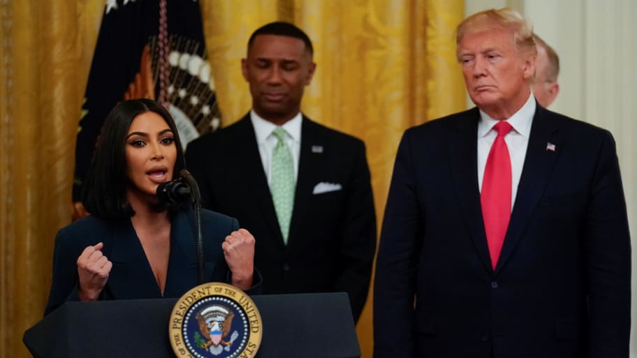 Kim Kardashian is invited to speak by U.S. President Donald  Trump during an event celebrating the second chance hiring re-entry program for former inmates