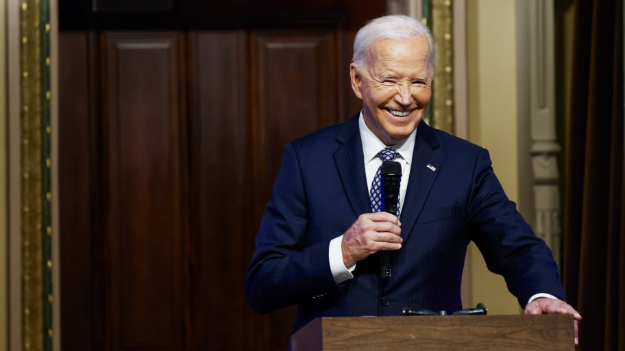 Joe Biden told influencers at the White House that he’s “looking for a job.”