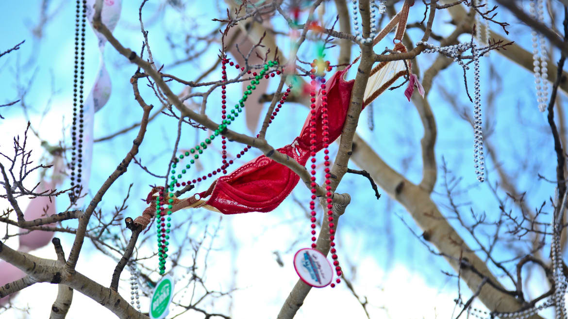 Why You Always See Bras and Panties Hanging on Trees at Ski Resorts