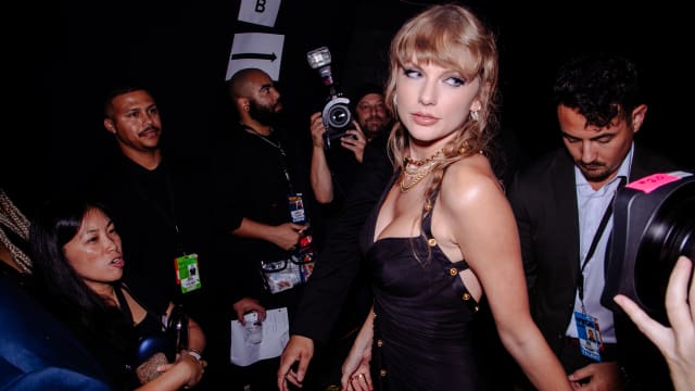 Taylor Swift attends the 2023 MTV Video Music Awards at Prudential Center on September 12, 2023 in Newark, New Jersey.