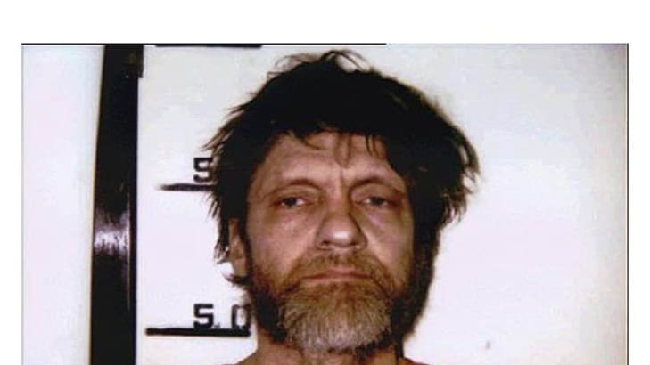 Mugshot of Ted Kaczynski