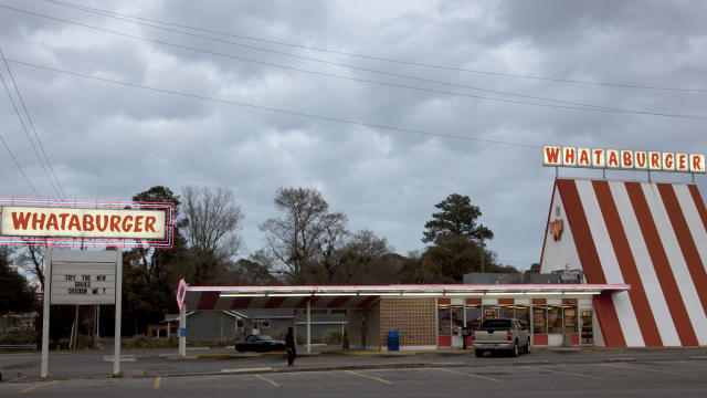 A Whataburger restaurant in Mobile, Alabama.