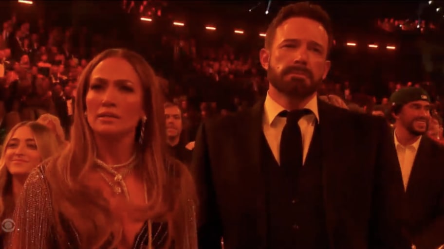 Ben Affleck and Jennifer Lopez at the 2023 Grammy Awards.