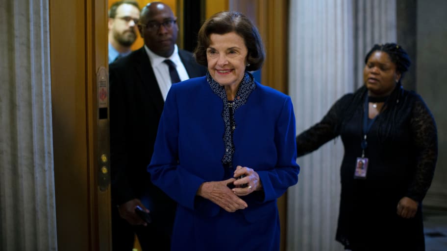 Senate Judiciary Committee Ranking Member Dianne Feinstein (D-CA) arrives for a vote, on Capitol Hill in Washington, U.S., September 24, 2018.
