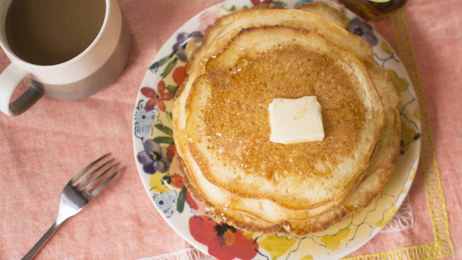 Stock image of pancakes. 