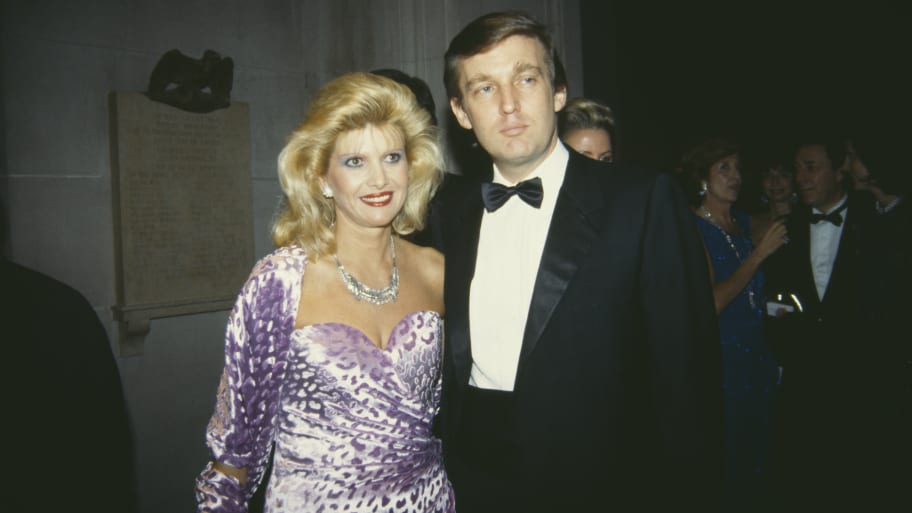 Photograph of Donald and Ivana Trump