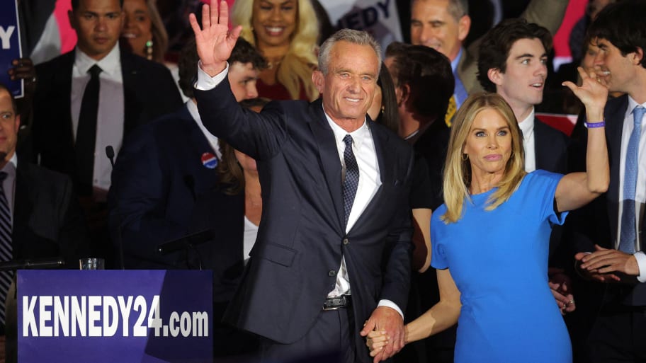 Robert F. Kennedy Jr. and his wife and actor Cheryl Hines