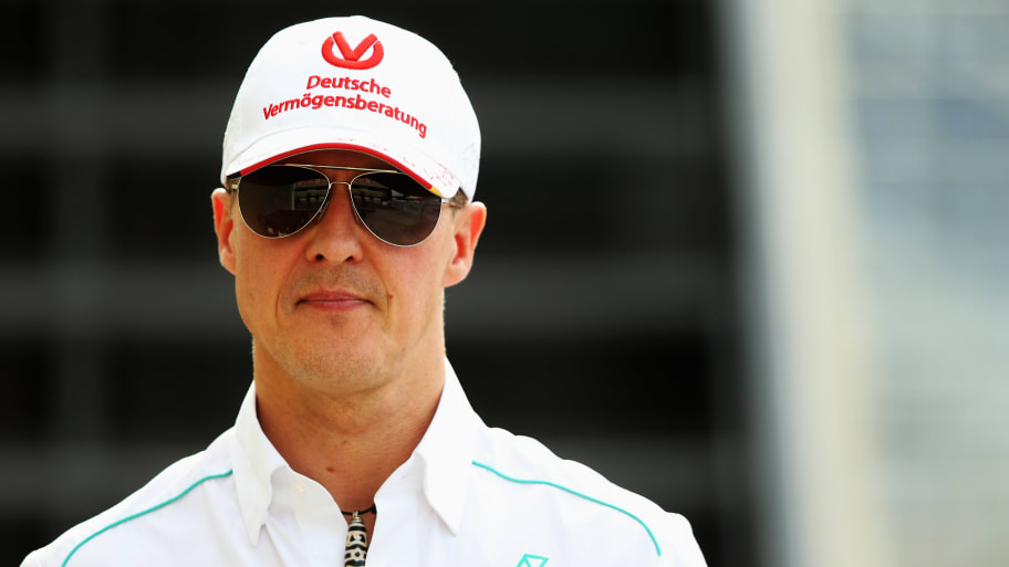 Michael Schumacher at the Brazilian Formula One Grand Prix in 2012.