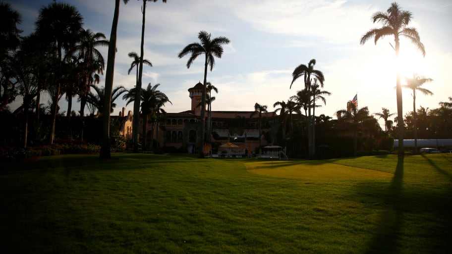 Former U.S. President Donald Trump's Mar-a-Lago estate.