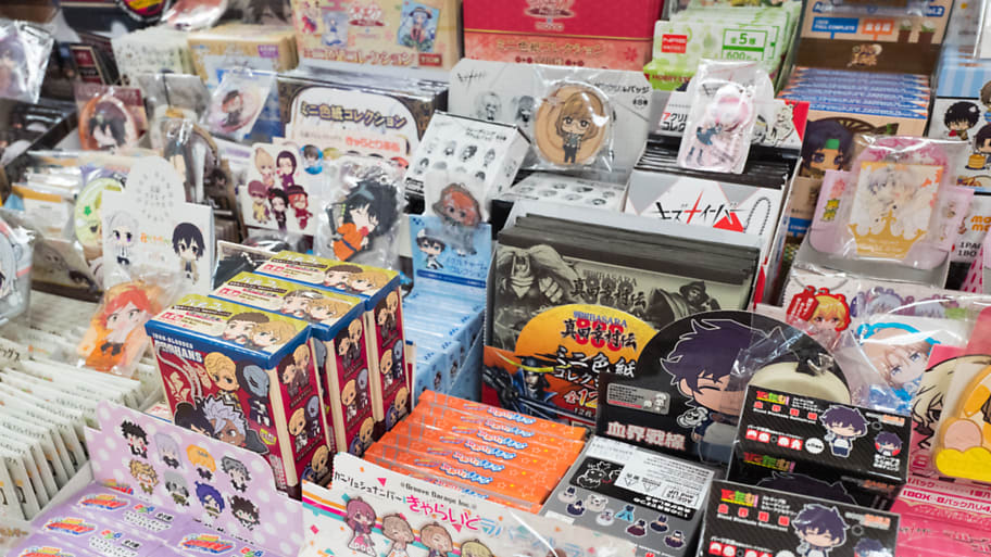 A large number of Japanese manga products are on sale in the Japantown neighborhood of San Francisco, California, March 14, 2018. 