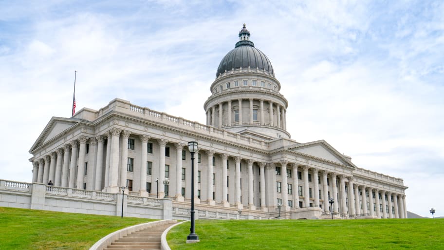  General views of the Utah State Capitol Building on May 29, 2021 in Salt Lake City, Utah.