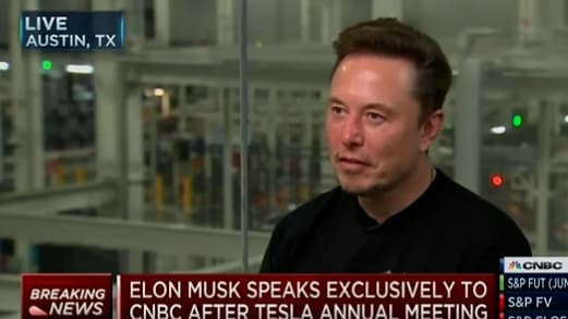 Elon Musk on CNBC.