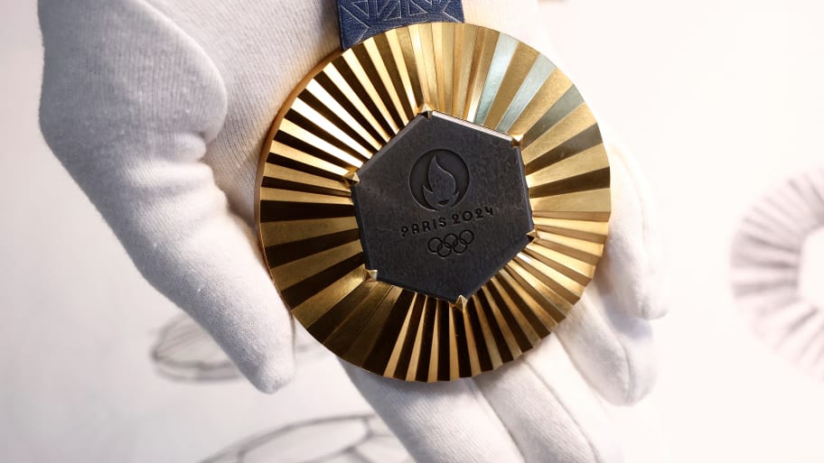 Paris 2024 Olympic medals feature a hexagonal design made from metal taken from the Eiffel Tower.