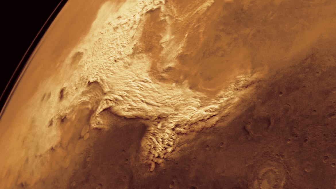 A Mars Probe Spotted Something Weird During a Dust Storm