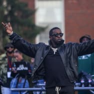  Sean "Diddy" Combs performs at Howard University's Yardfest on October 20, 2023 in Washington, DC. 