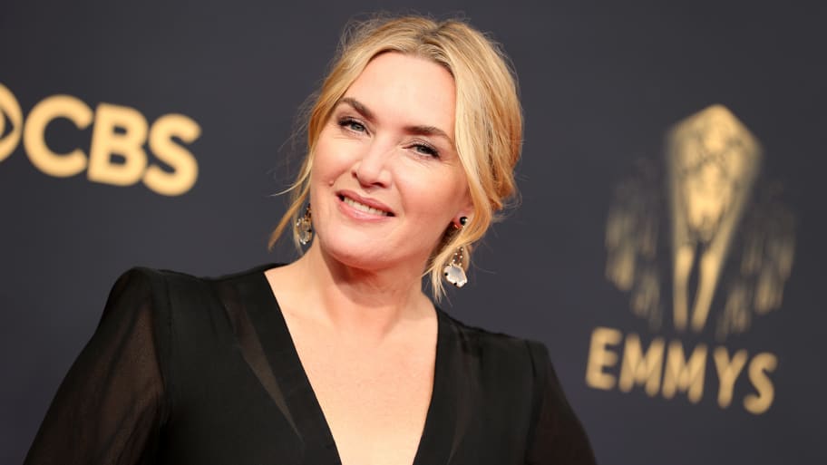 Kate Winslet on the red carpet at the 2021 Emmys.