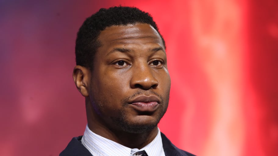 Jonathan Majors attends the “Ant-Man And The Wasp: Quantumania” UK Gala Screening at BFI IMAX Waterloo on Feb. 16, 2023, in London, England.
