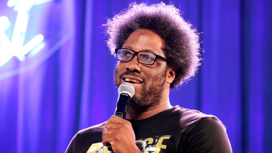 Comedian Kamau Bell performs onstage at the Larkin Comedy Club during Colossal Clusterfest at Civic Center Plaza and The Bill Graham Civic Auditorium on June 4, 2017.