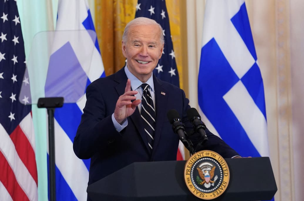 President Joe Biden hosts a reception celebrating Greek Independence Day at the White House