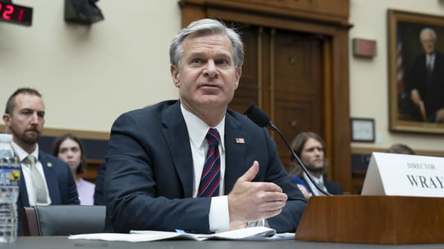 FBI Director Christopher Wray testified before the House Judiciary Committee on Wednesday.