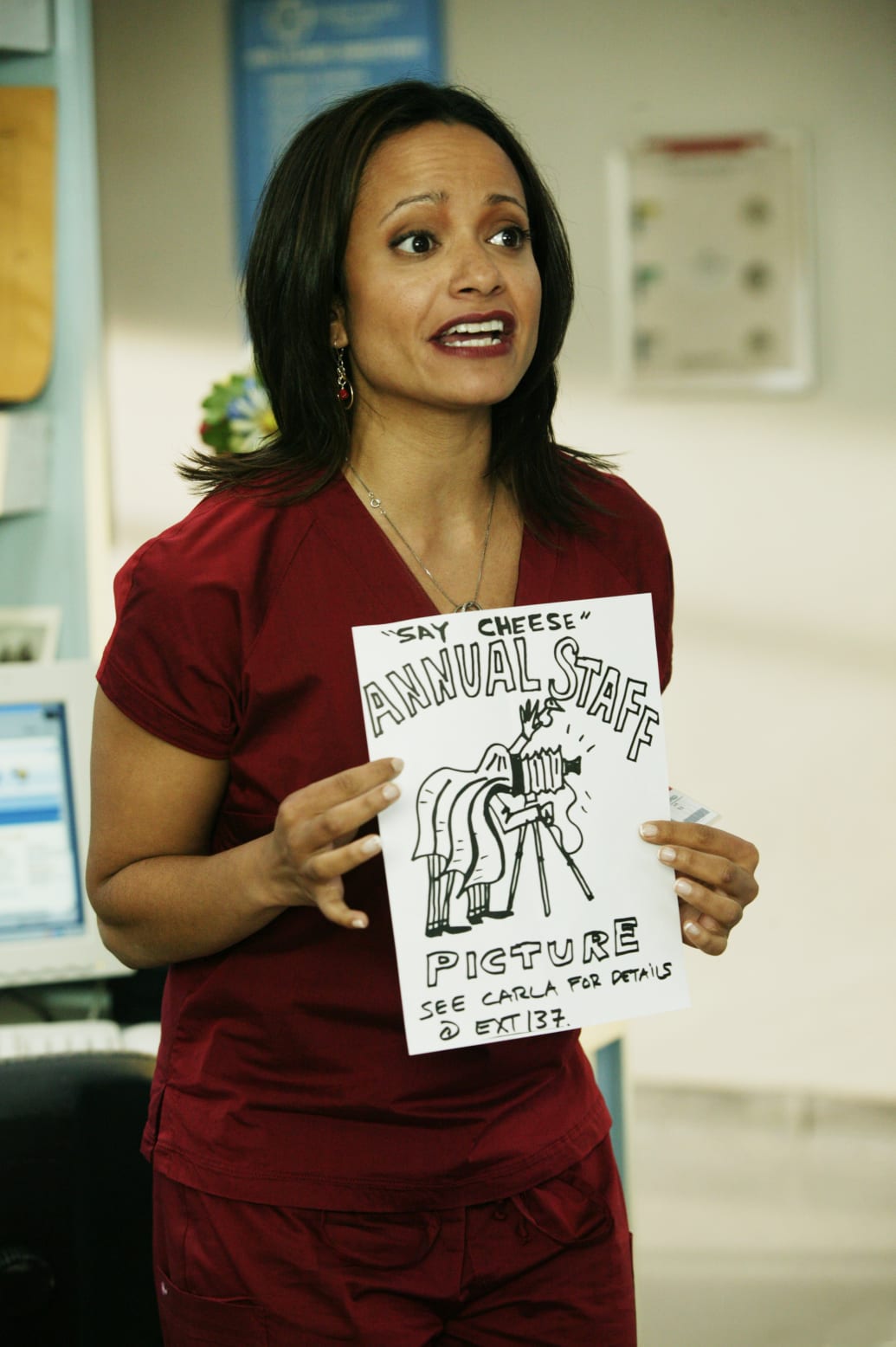 A photo still of Judy Reyes in Scrubs