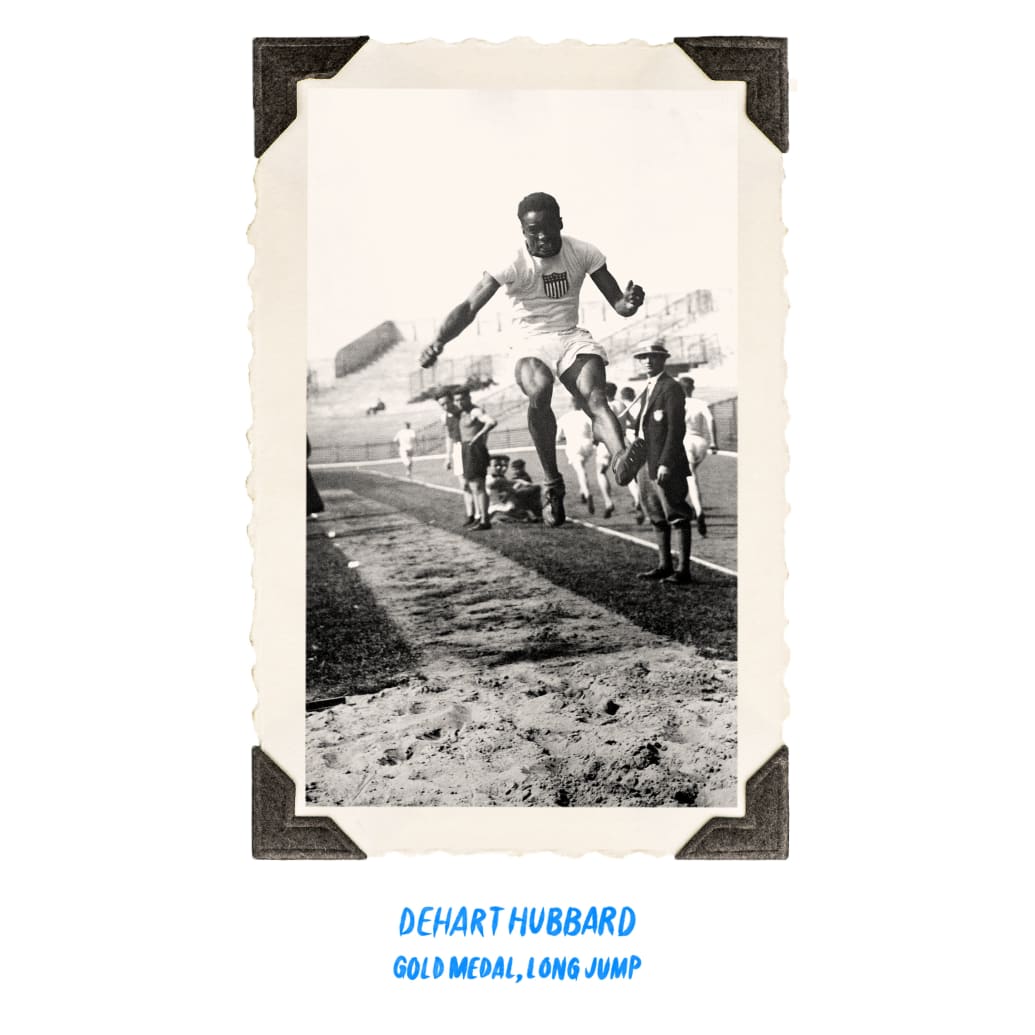DeHart Hubbard 1924 Paris Olympics