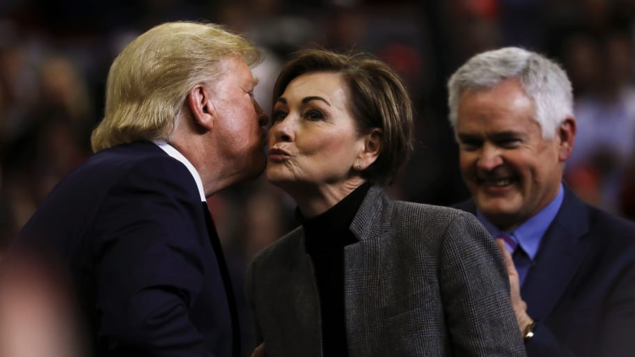 Donald Trump laid into Iowa Gov. Kim Reynolds for staying neutral on the 2024 presidential election.