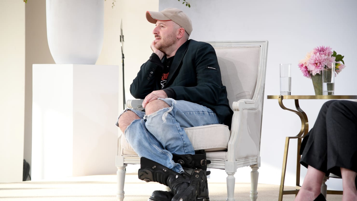 What did creative director Demna Gvasalia say about the child ad photo?  Balenciaga partners with children's non-profit