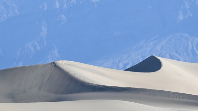 Sand dune in Death Valley, California