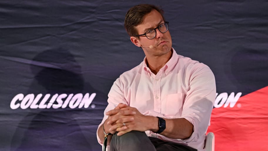 Nicholas Carlson, Global Editor-in-chief, Insider, on Fourth Estate Stage, Unlocking new monetization models, during day two of Collision 2022 at Enercare Centre in Toronto, Canada.