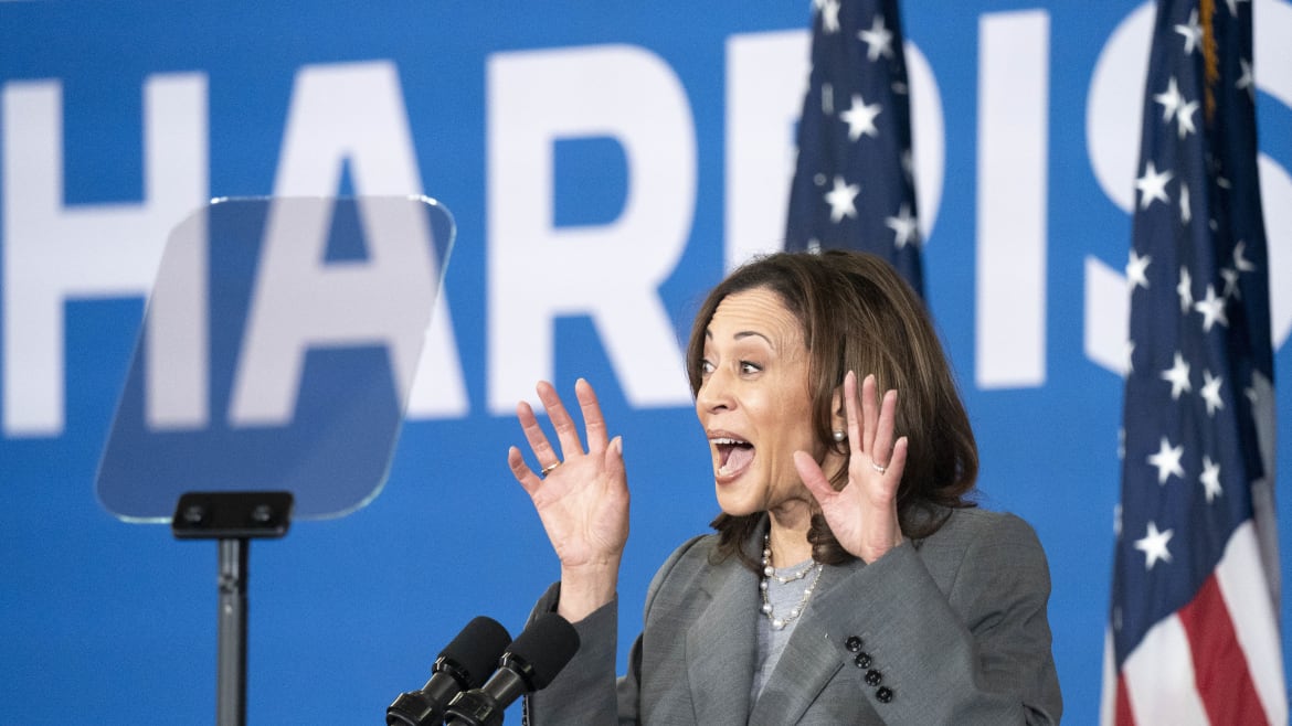 Harris Gets Shock Poll Lead as Republicans Go Jittery