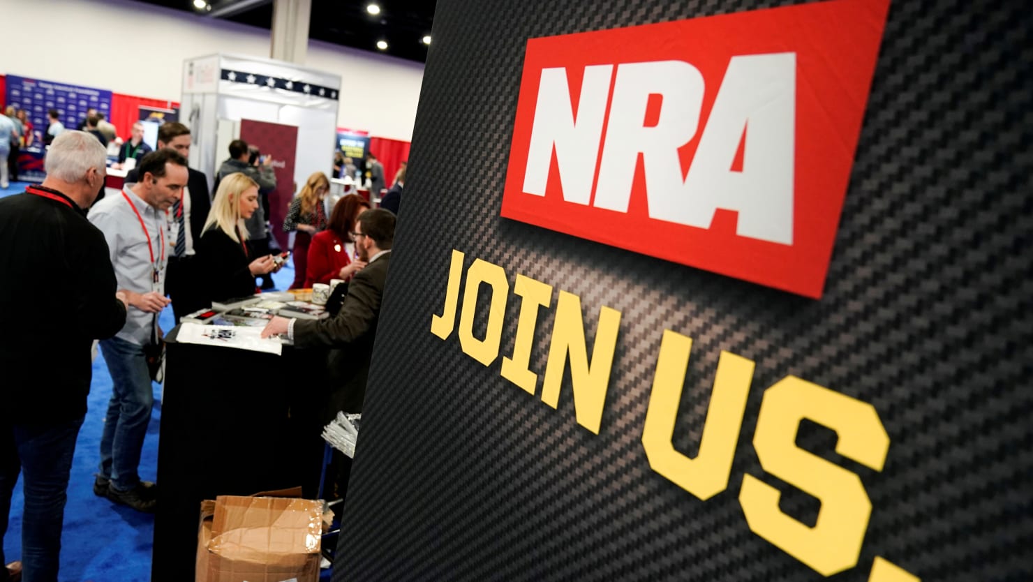 National Rifle Association files for bankruptcy and announces move from New York to Texas
