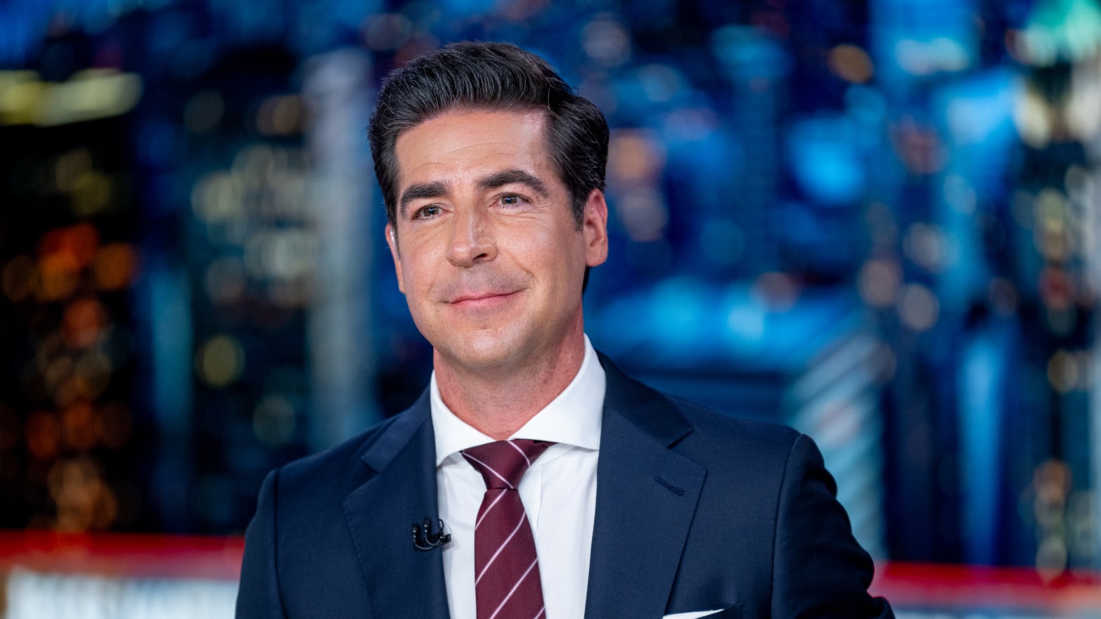 Jesse Watters on the set of his primetime Fox News show.