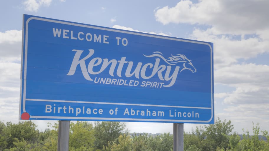 Welcome to Kentucky sign
