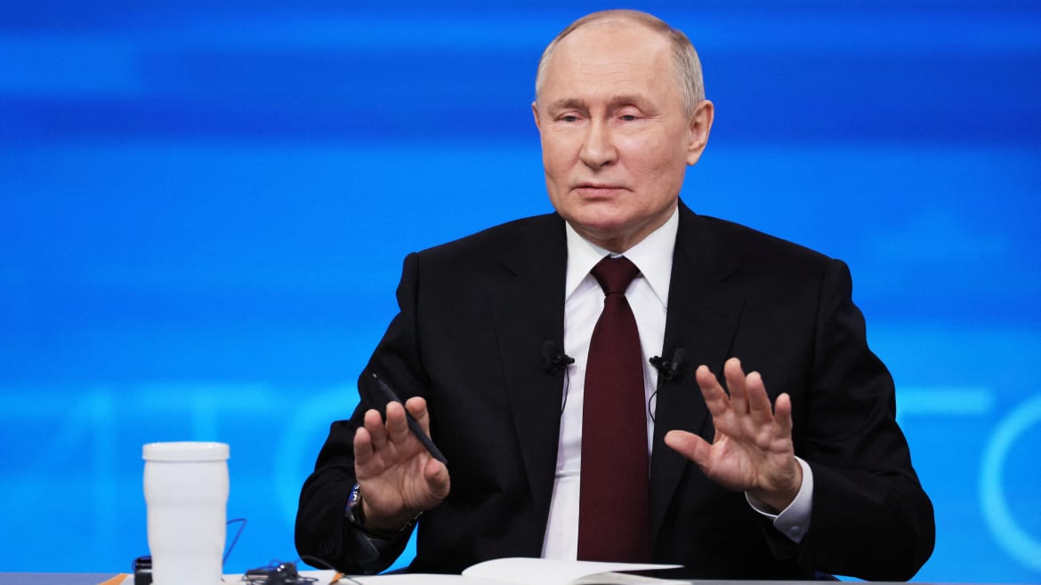 Putin Hints at Taking More Ukrainian Territory and Gloats About Western ‘Handouts’ Drying Up