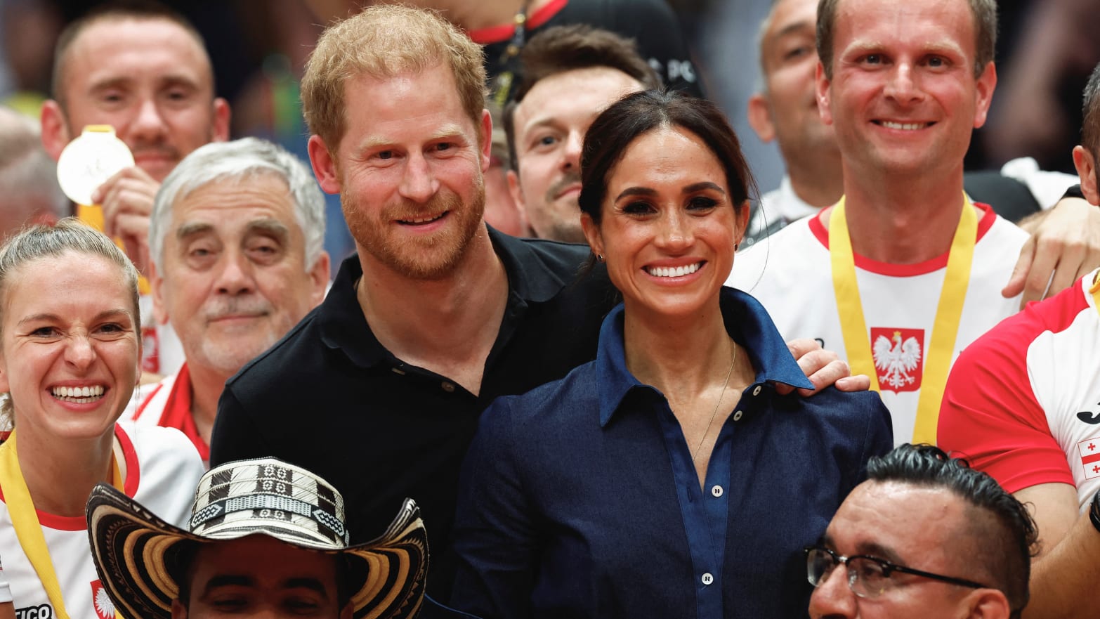 Prince Harry, Duke of Sussex and his wife Meghan