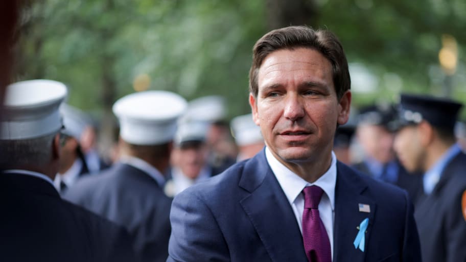 DeSantis at the 22nd anniversary of the 9/11 attacks in New Yor