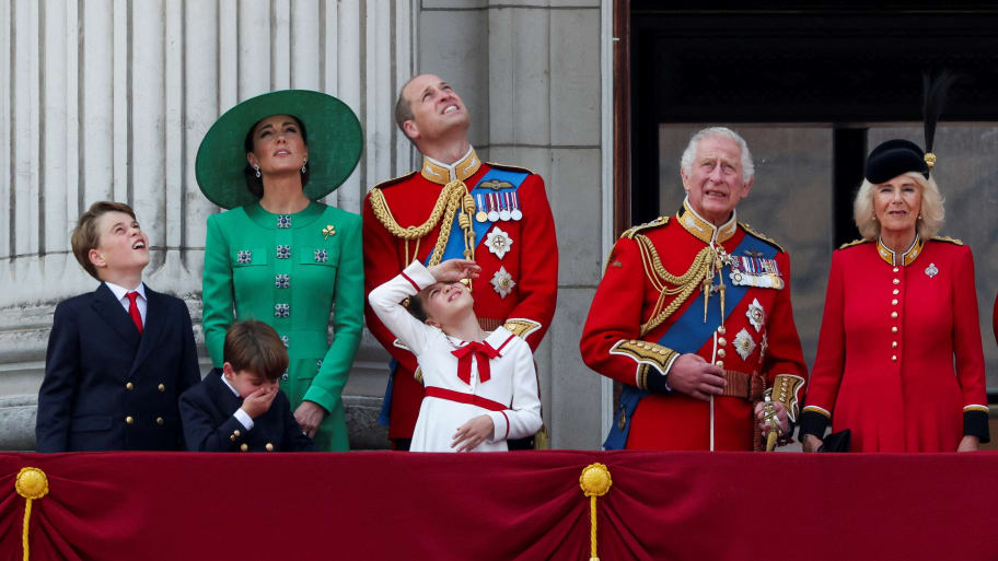King Charles at the Trooping the Colour parade in 2023