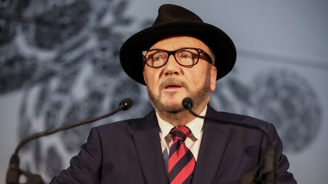 George Galloway, leader of the Workers Party of Britain, speaks after winning the Rochdale Parliamentary by-election.