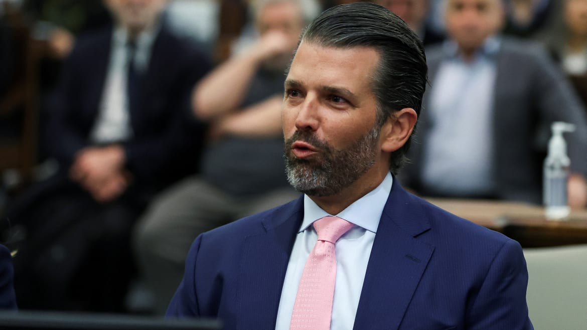 Don Jr. Takes the Stand at Dad’s Fraud Trial—and Blames the Accountants