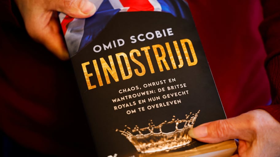 The book 'Eindstrijd' ('Endgame') by Omid Scobie, a book about the British royal family is seen in Beuningen, Netherlands November 30, 2023.