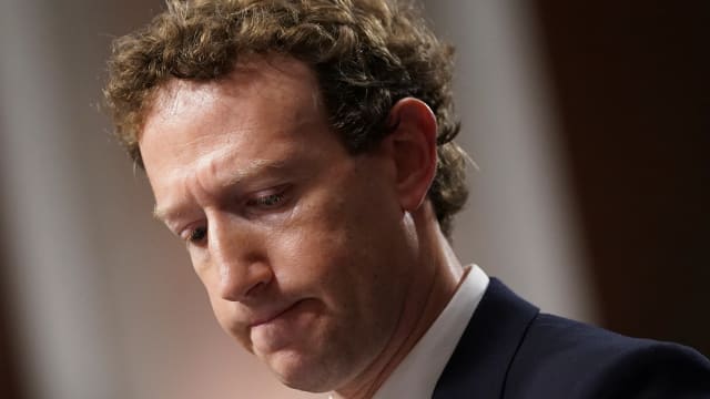 Meta's CEO Mark Zuckerberg attends the Senate Judiciary Committee hearing on online child sexual exploitation at the U.S. Capitol, in Washington, U.S., January 31, 2024.