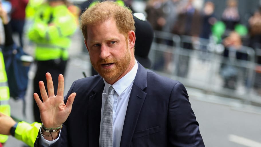 Prince Harry, Duke of Sussex walks outside the Rolls Building of the High Court in London, Britain, June 7, 2023.