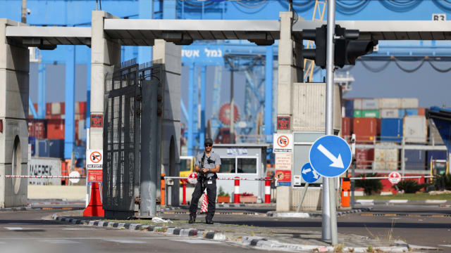 Ashdod port—Israel says it will open aid routes into Gaza after Joe Biden demanded more humanitarian support is being allowed into the enclave. 