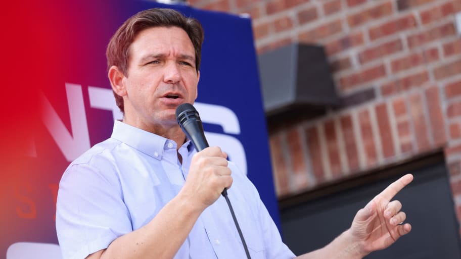 A picture of Republican U.S. presidential candidate Ron DeSantis. DeSantis claimed that if Hunter Biden “were a Republican, he’d be in jail right now” moments after the prosecutor looking into Biden’s case was given special counsel powers.